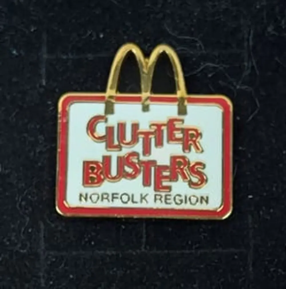 McDonald's Clutter Busters Norfolk Region Pin - New